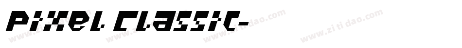 Pixel Classic字体转换